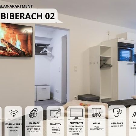 Relaxapartment 2 Massagesessel Smarttv Kueche Biberach an der Riß Exterior photo